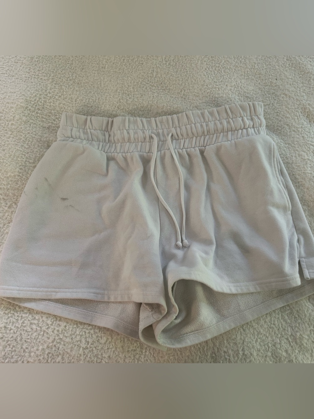 Wild Fable White Lounge Shorts with Drawstring